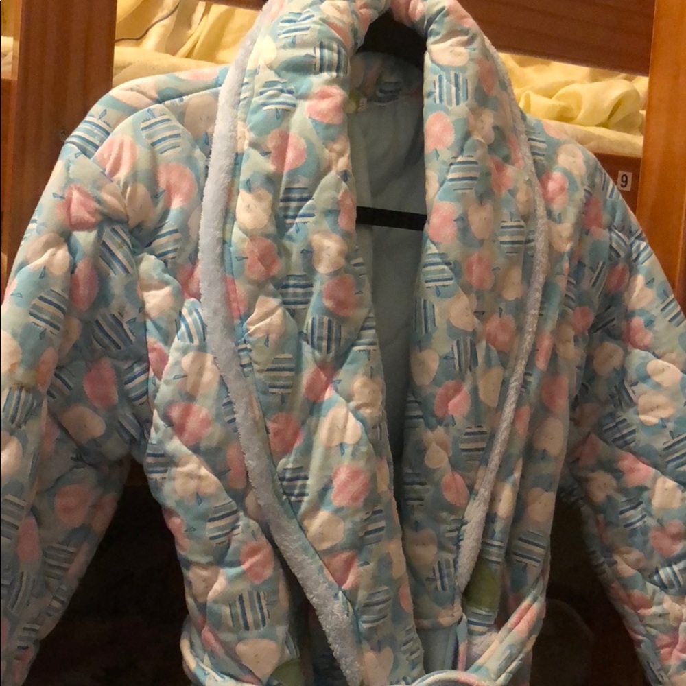 Blue Apple Bathrobe